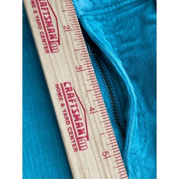 PATAGONIA Teal Green Fitted Corduroy Men’s Skinny Jeans Pants Size 29 Low Waist - Picture 9 of 15